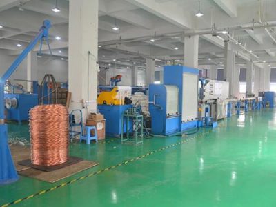 Drawing and insulating Tandem line